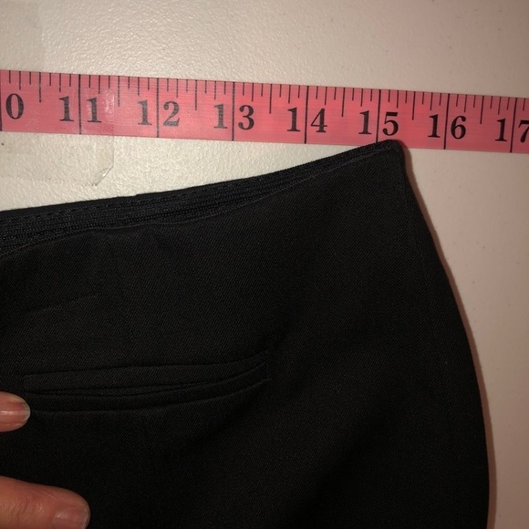 Equestrian Perfect Dress Black Pants W/some Stretch No Waistband Back Zip - Picture 5 of 9